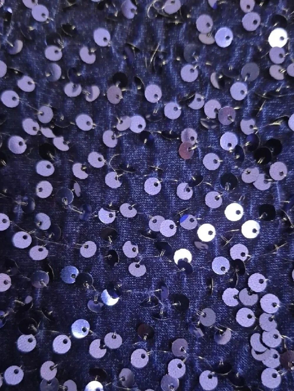 Royal Blue Sequin Spaghetti Strap Camisole - Picture 5 of 16